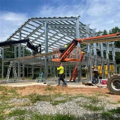 Edificio de estructura de marco de acero