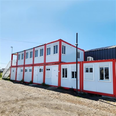 Casa contenedor de doble ancho